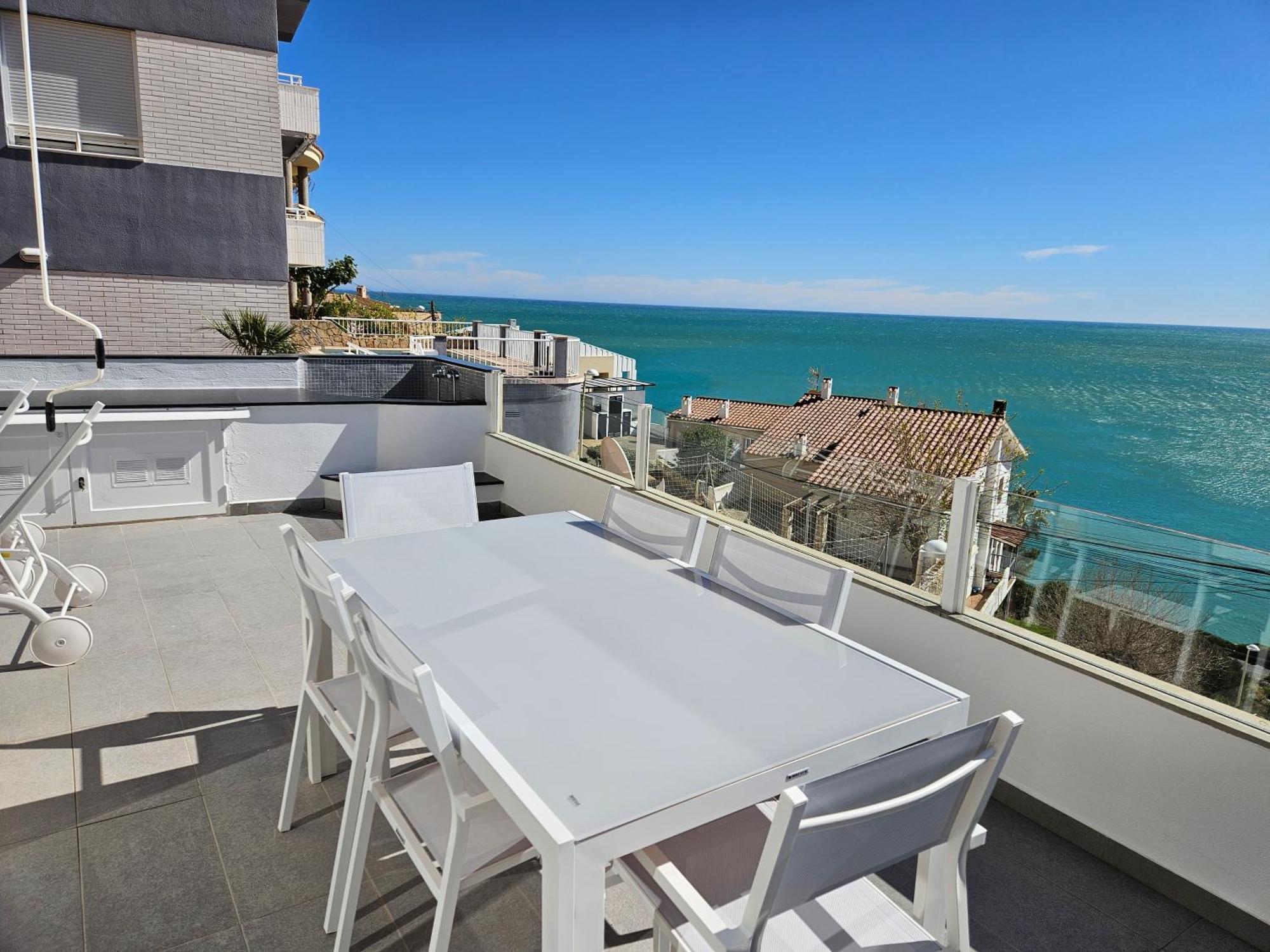 Fantastico Duplex Con Vistas Impresionantes Al Mar Apartment Peniscola Ngoại thất bức ảnh