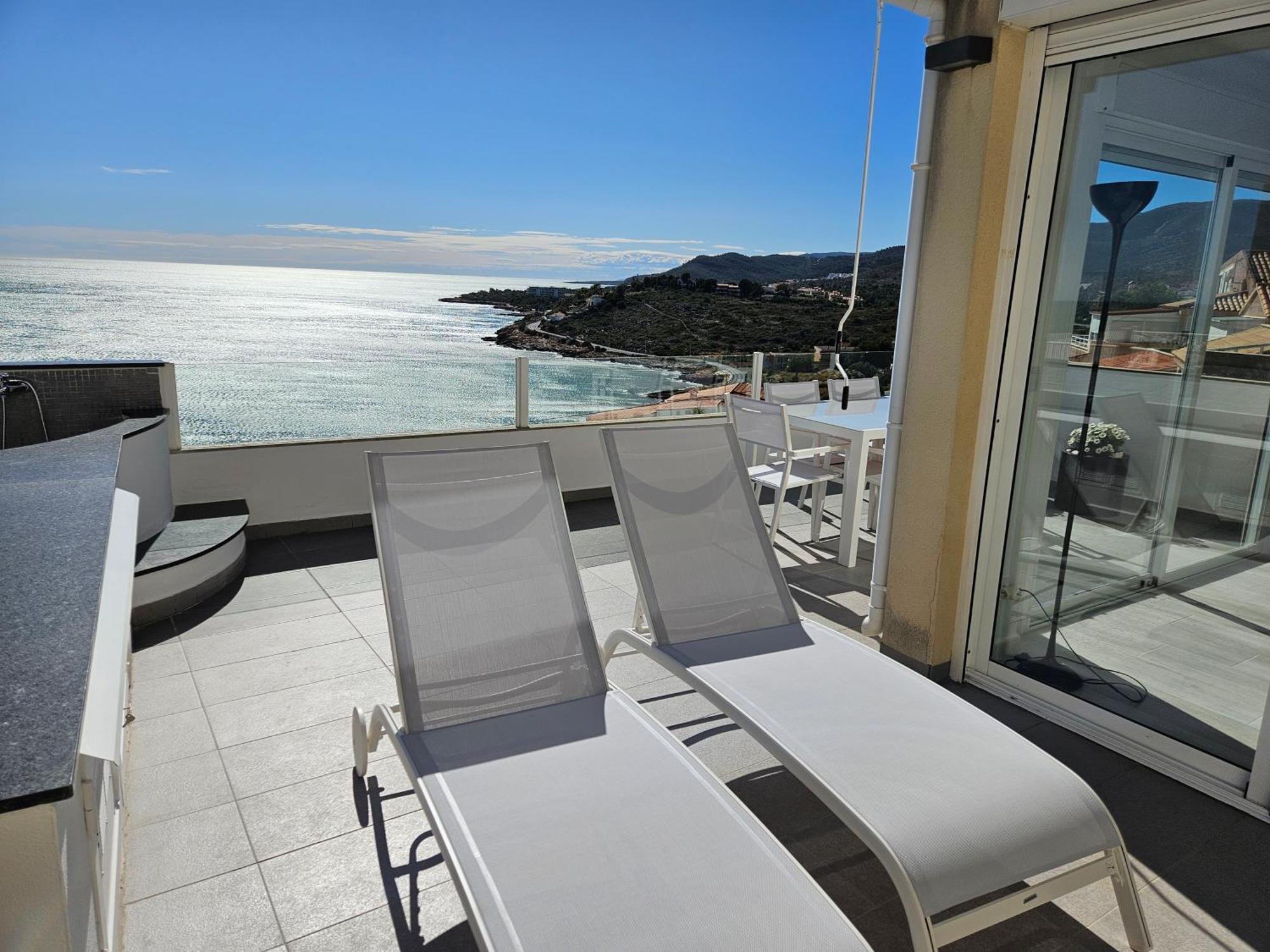 Fantastico Duplex Con Vistas Impresionantes Al Mar Apartment Peniscola Ngoại thất bức ảnh